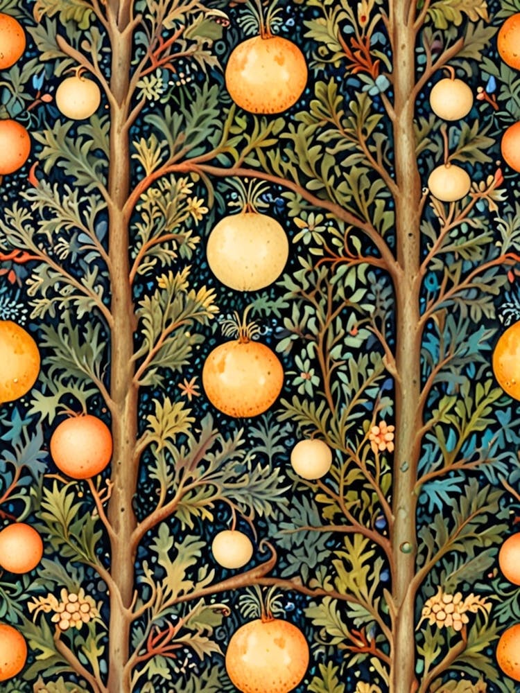 William Morris Oranges On A Tree 1