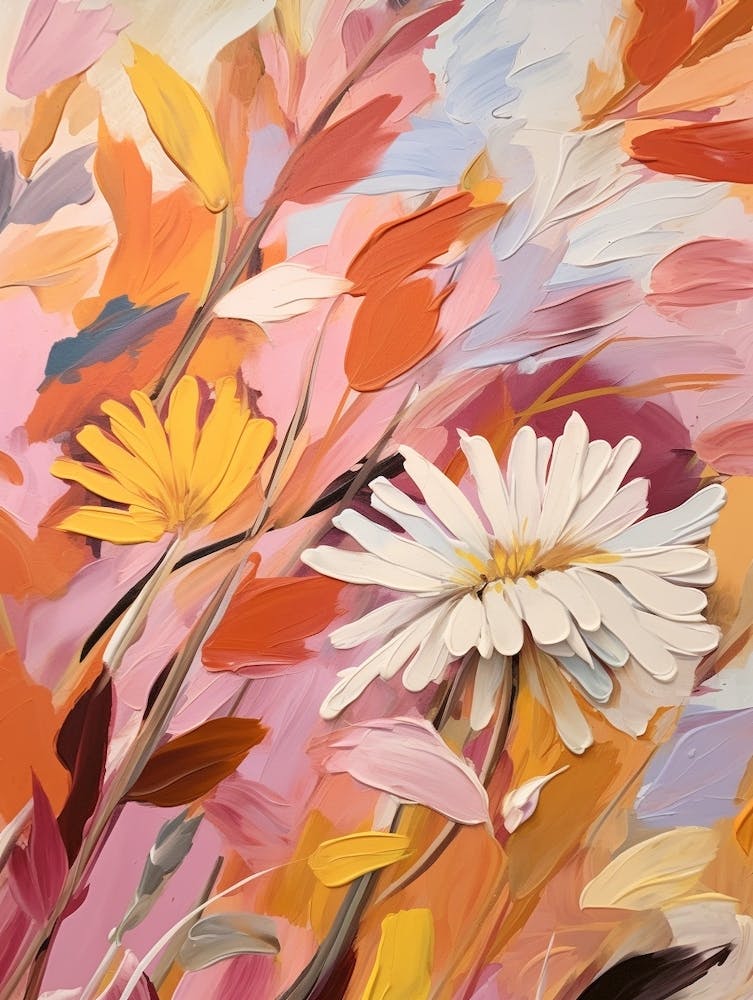 Fall Flower Painting Asters 3