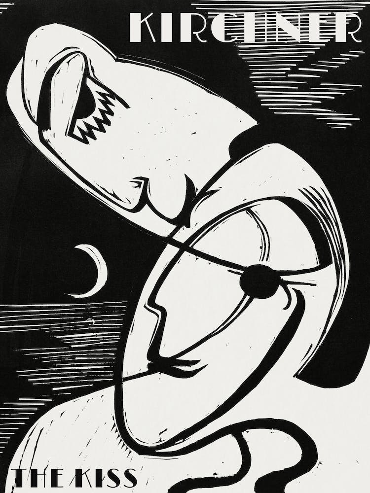 The Kiss, Ernst Ludwig Kirchner
