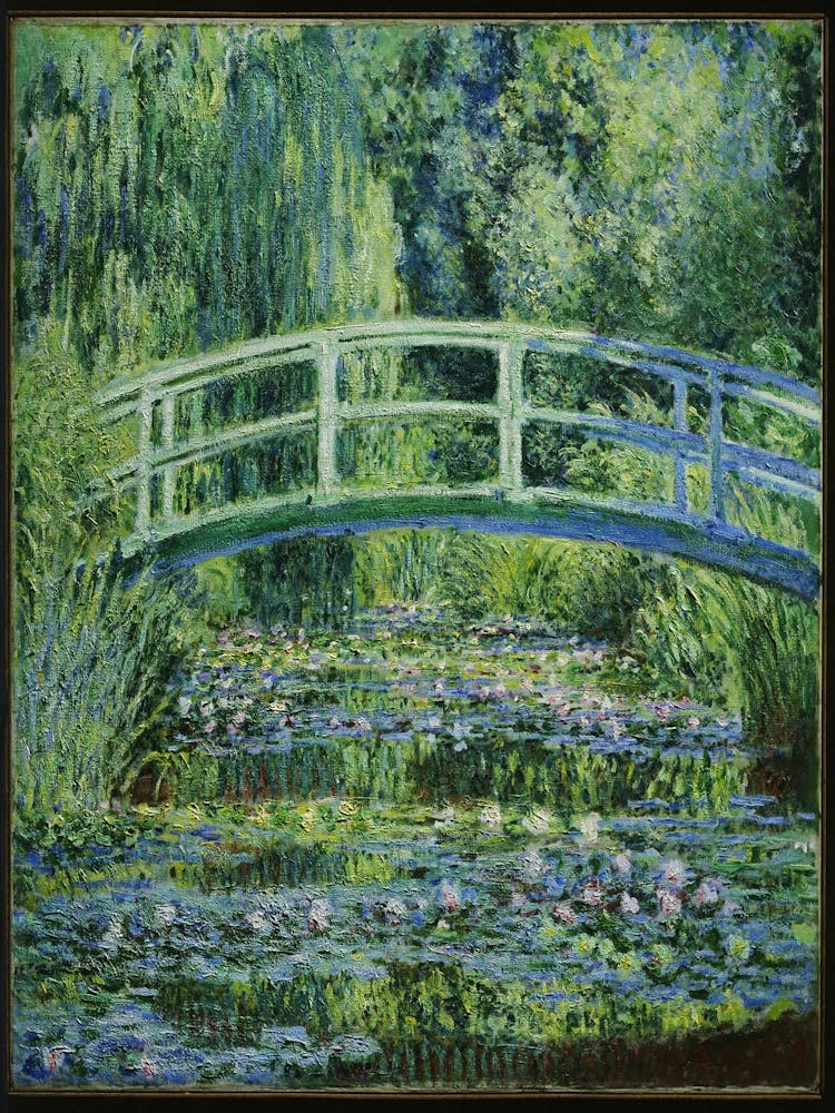 Water Lilies And Japanese Bridge (1899)