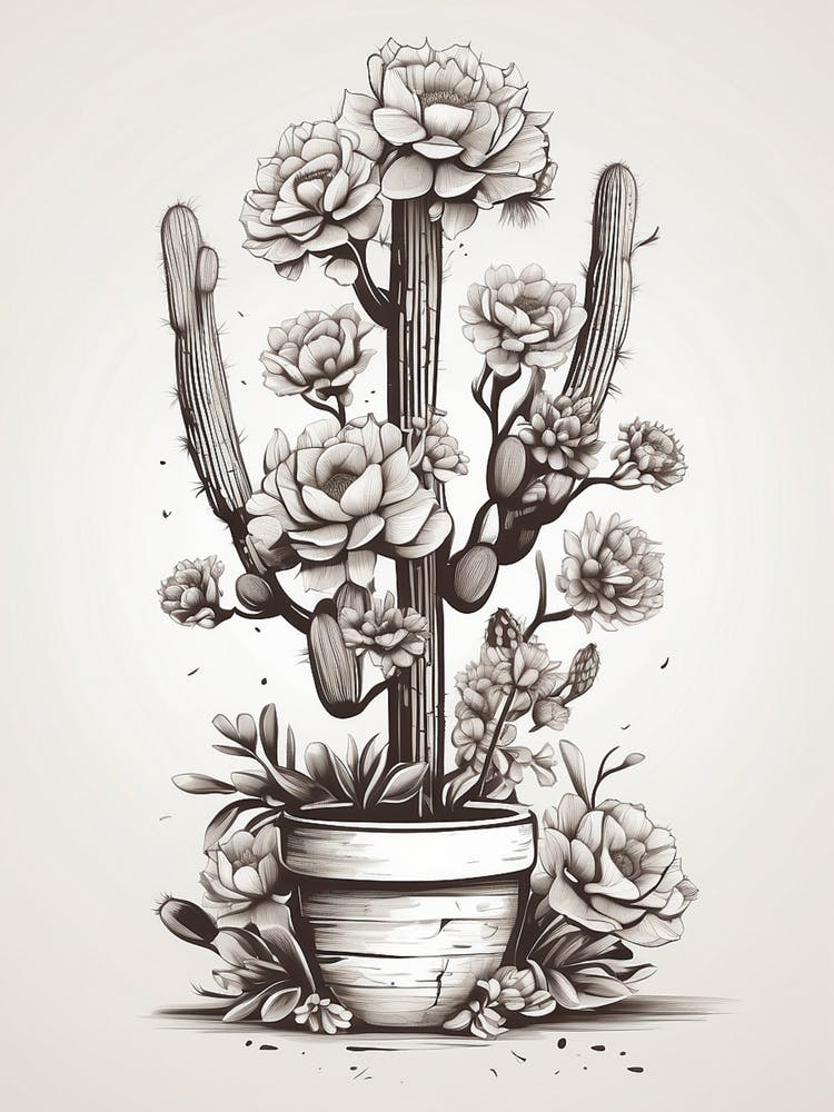 Cactus In A Pot