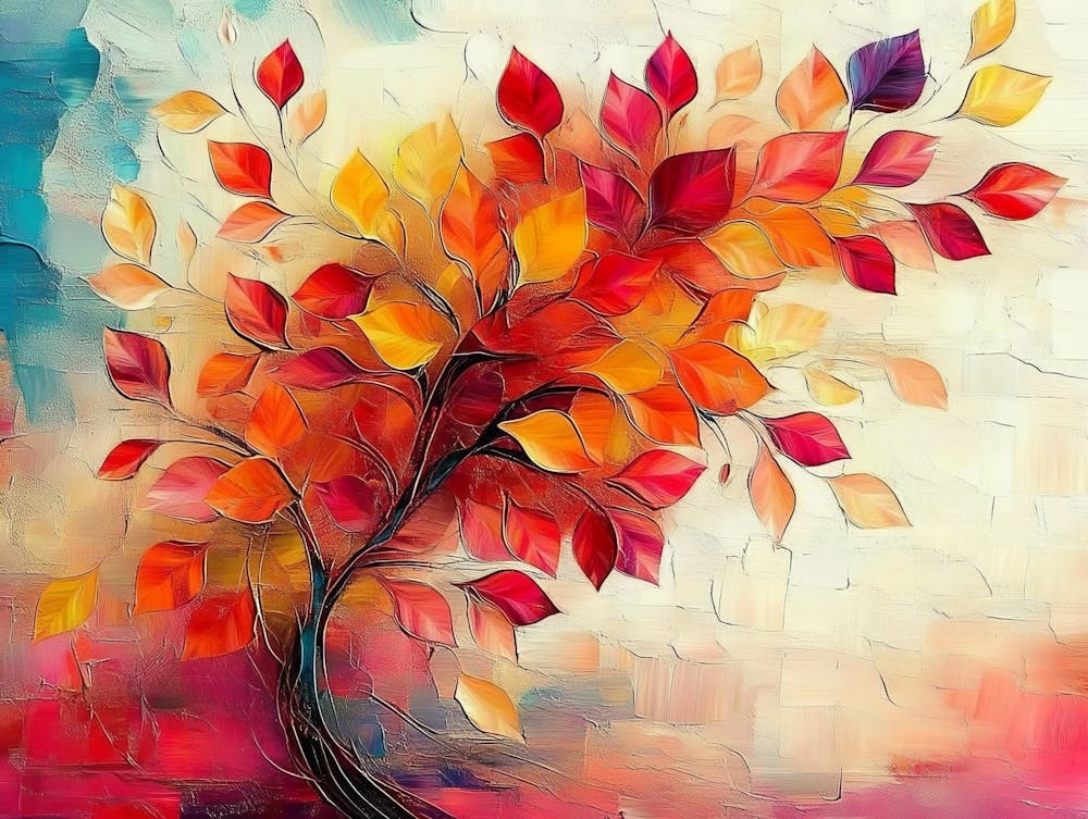 Abstract Tree Painting 2