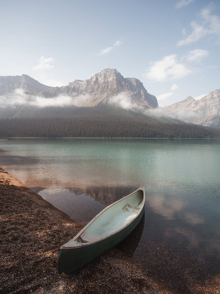 Canoe On Lake