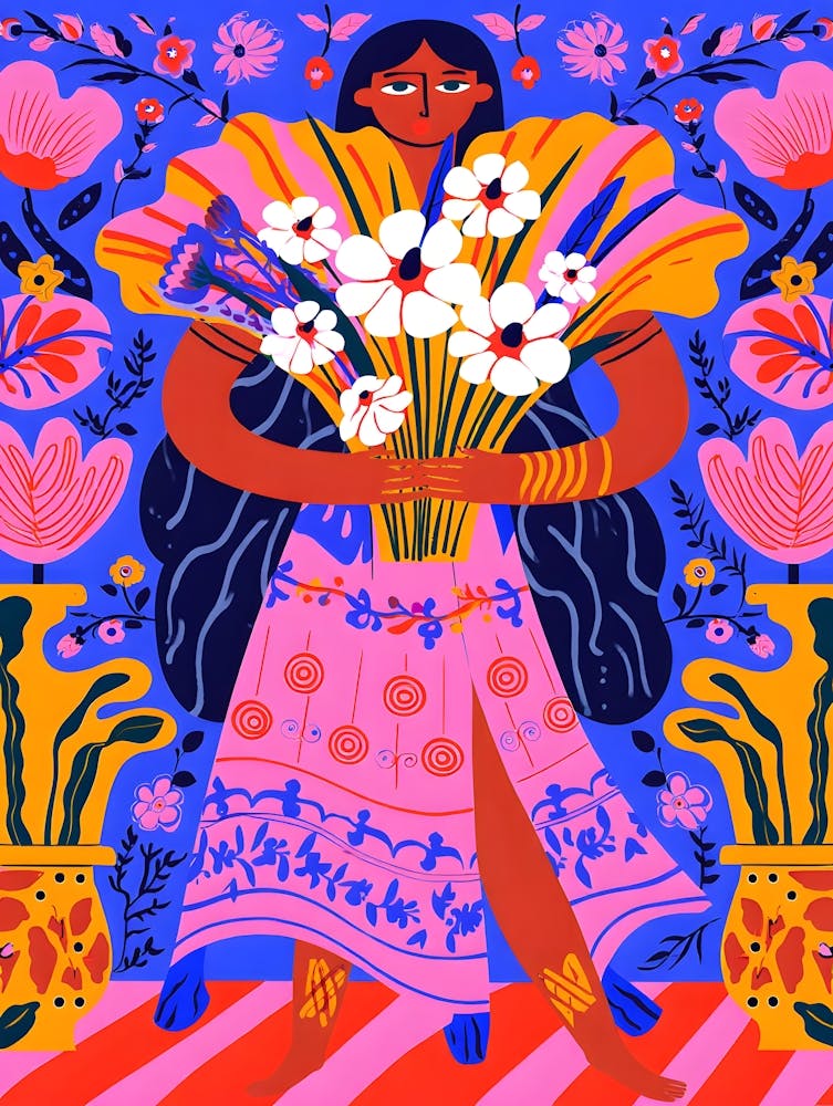 Floral Expression – A Lush Celebration of Color and Design