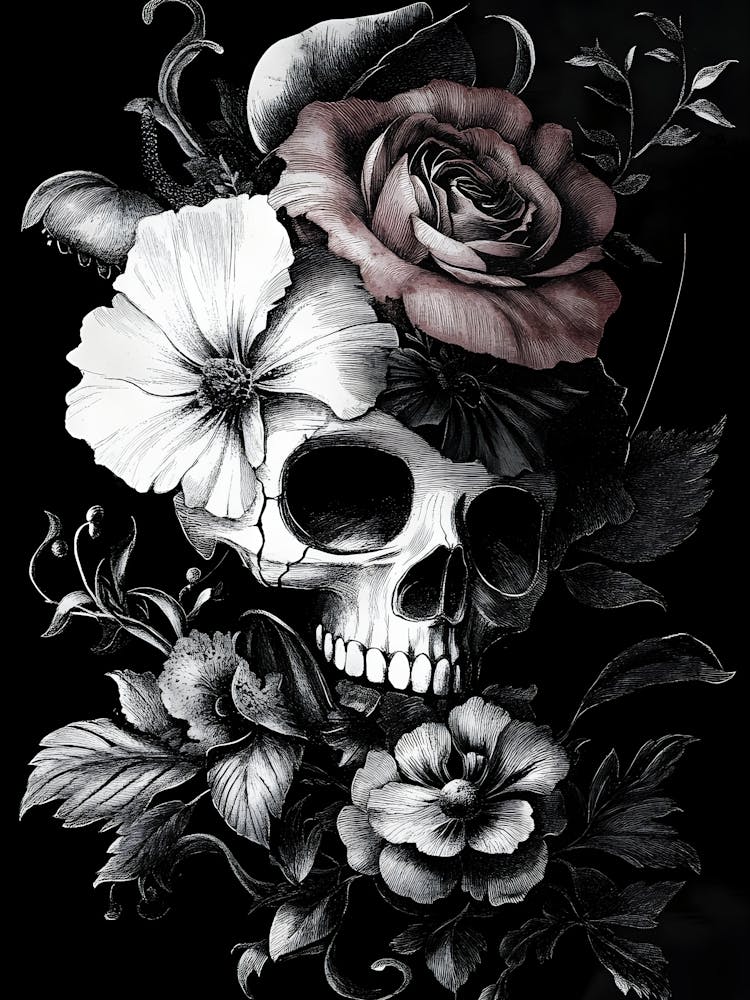 Skull And Roses 1