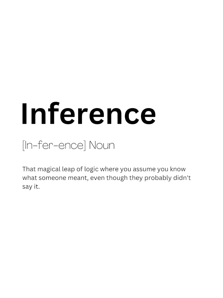 Inference Definition Meaning