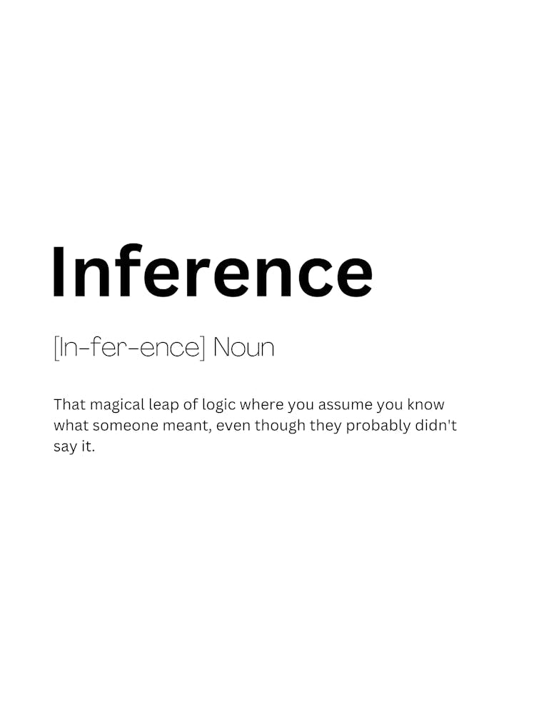 Inference Definition Meaning