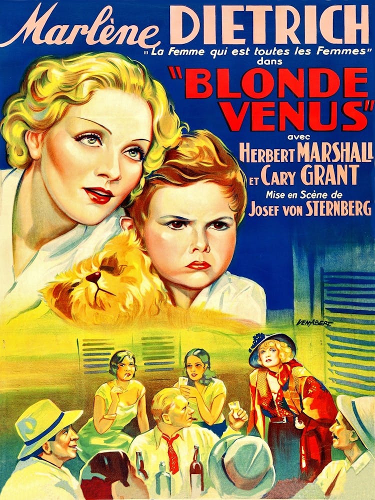 Marlene Dietrich Movie Poster