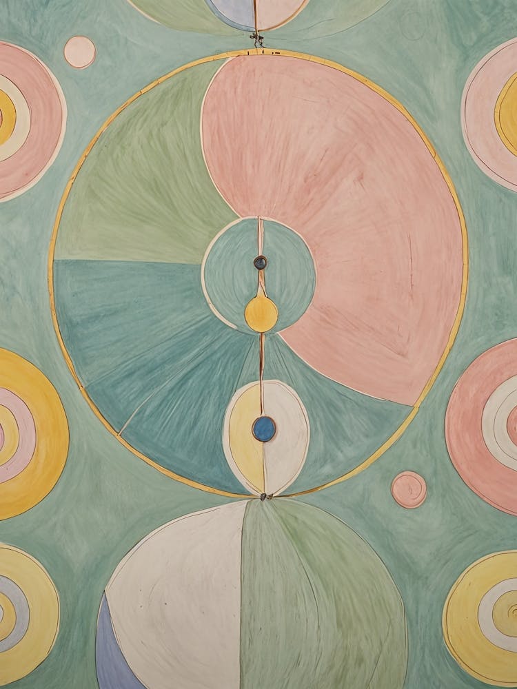 Pastel Abstract Circle no3