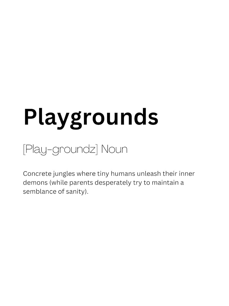 Playgrounds Definition Meaning