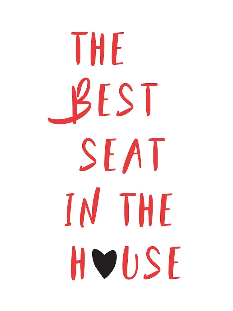 Funny Toilet Print Trendy The Best Seat In The House 03