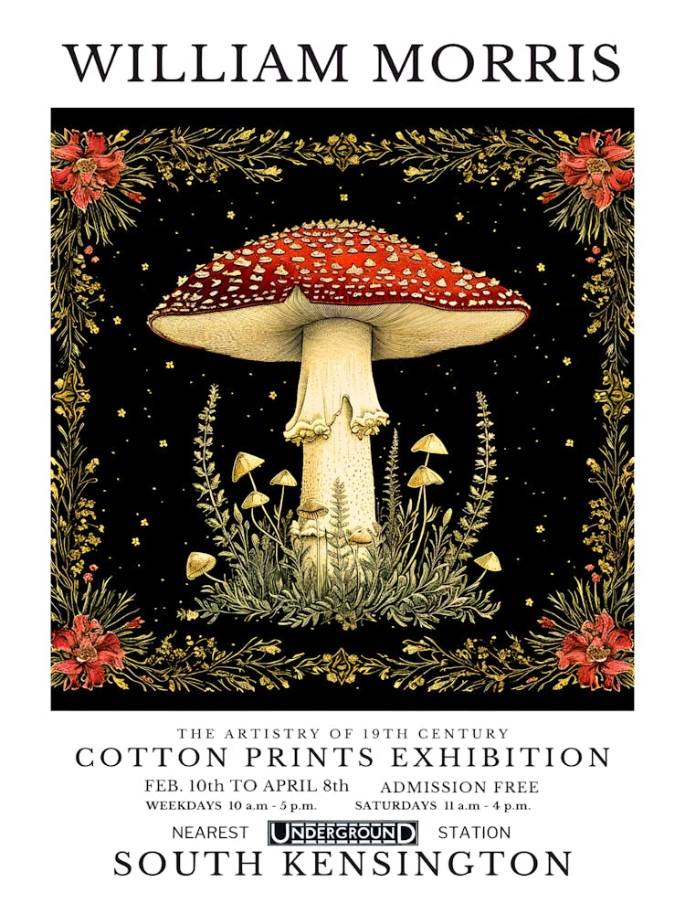 William Morris Cotton Prints Exhibition 116