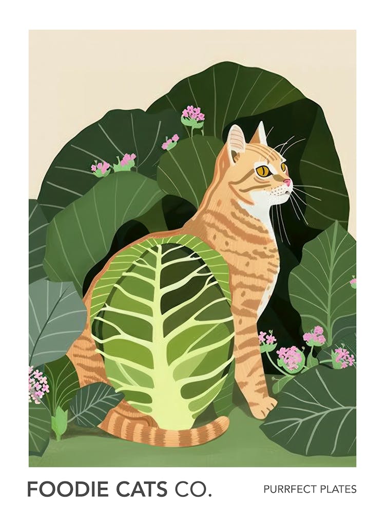 Foodie Cats Co Cat And Cabbage 4
