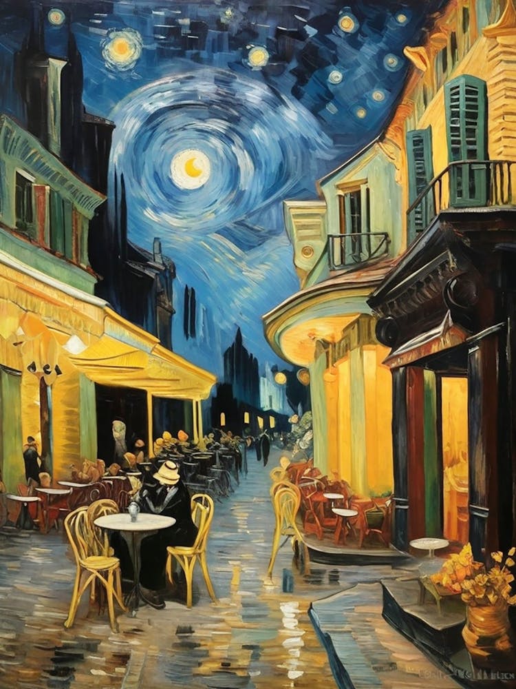 Cafe Terrace At Night Van Gogh 1
