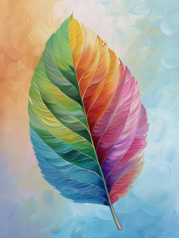 Plume Arc-en-ciel
