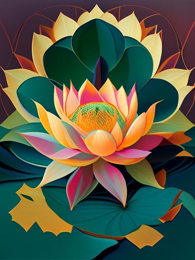 Sacred Lotus Fauvism Matisse 3