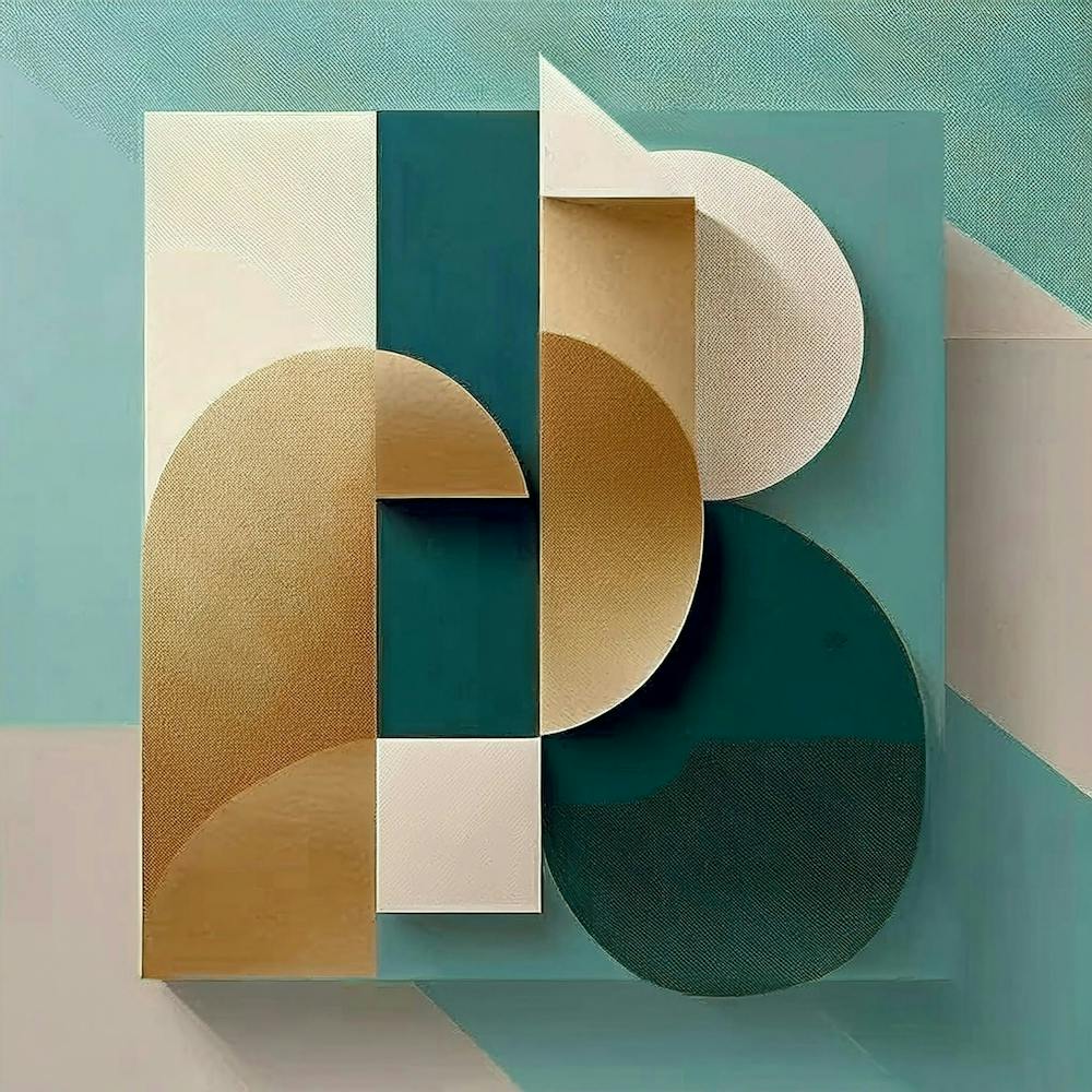 Abstract Geometric Painting 1