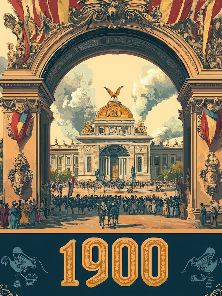 Aihrgdesign A Vintage Travel Poster Of The 1900 Paris Exposit A31ba3b5 Fb8d 42ab 99ab 9aed199136ca 2