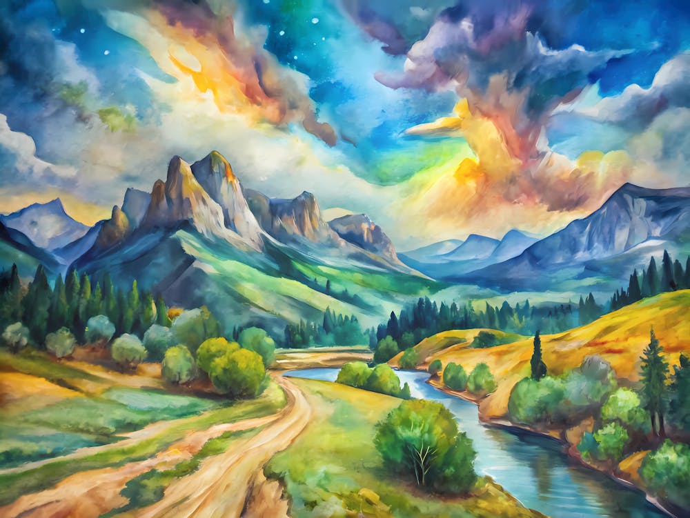Van Gogh Durmitor National Park Montenegro