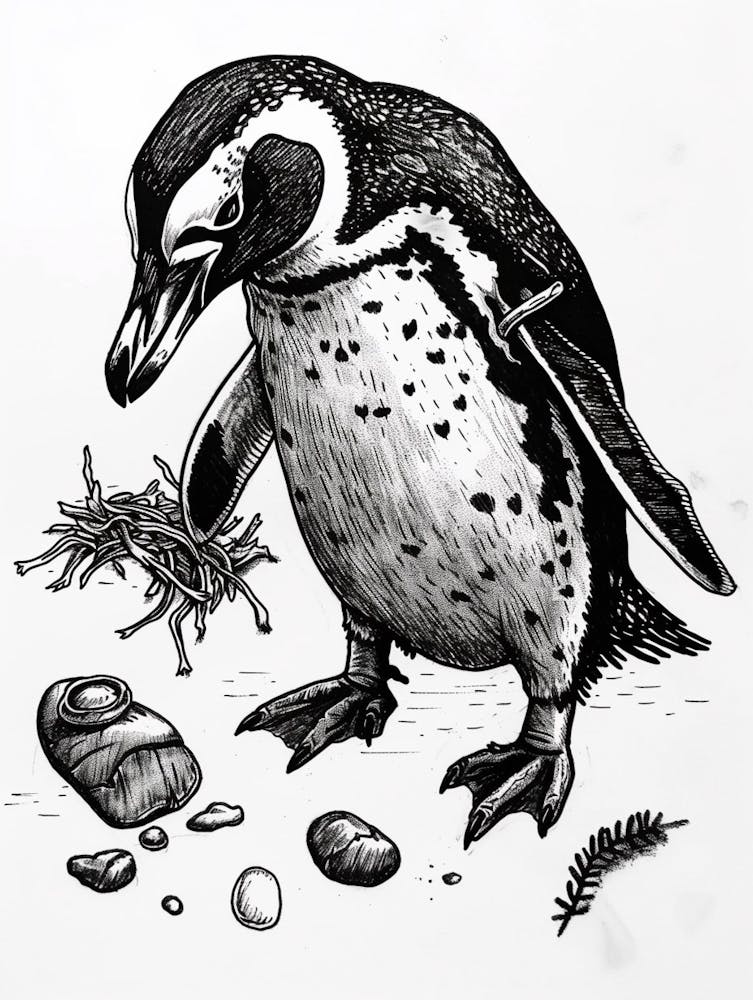 King Penguin Playing 1