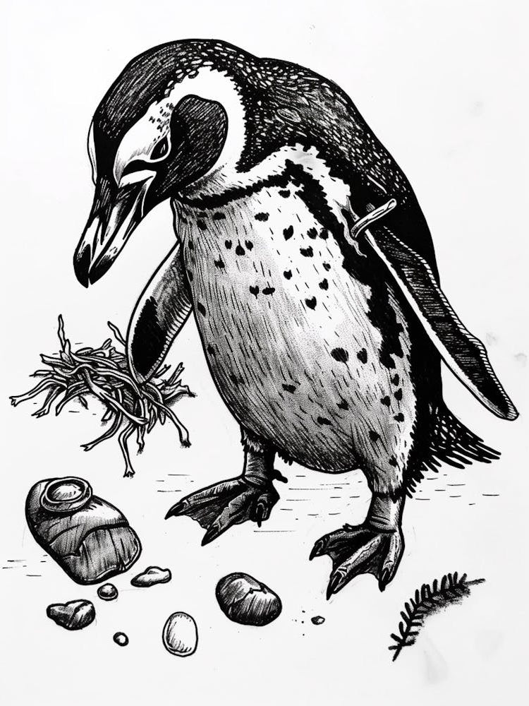 King Penguin Playing 1