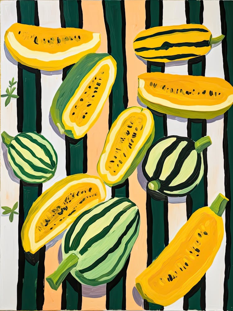 Summer Squash Summer Illustration 2