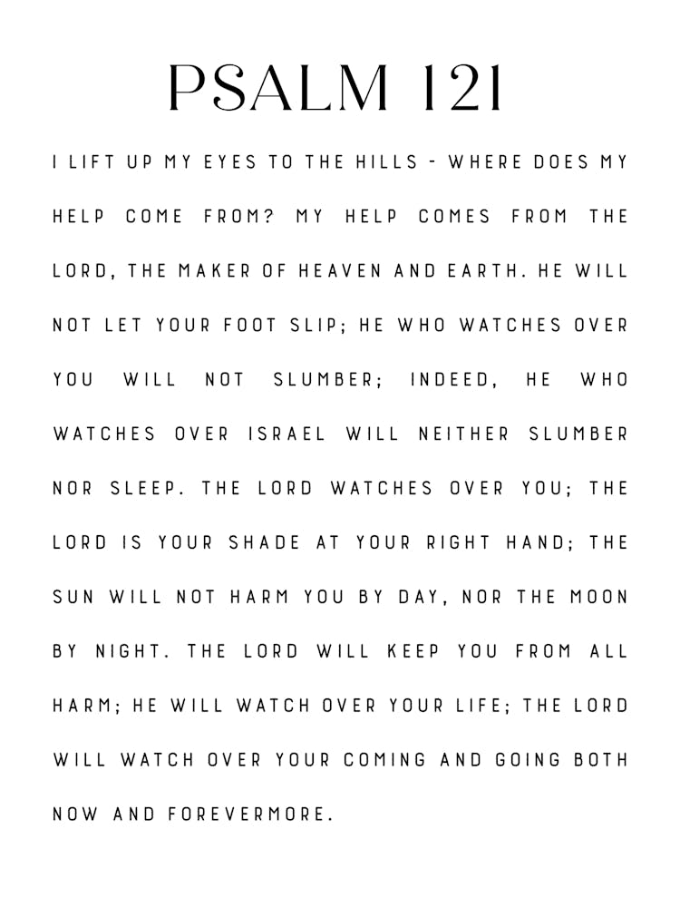 Psalm 121 Printable, Bible Verse Print, Minimalist Faith Prayer, Digital Download, Scripture Wall Art, Typography Decor, Christian Gift