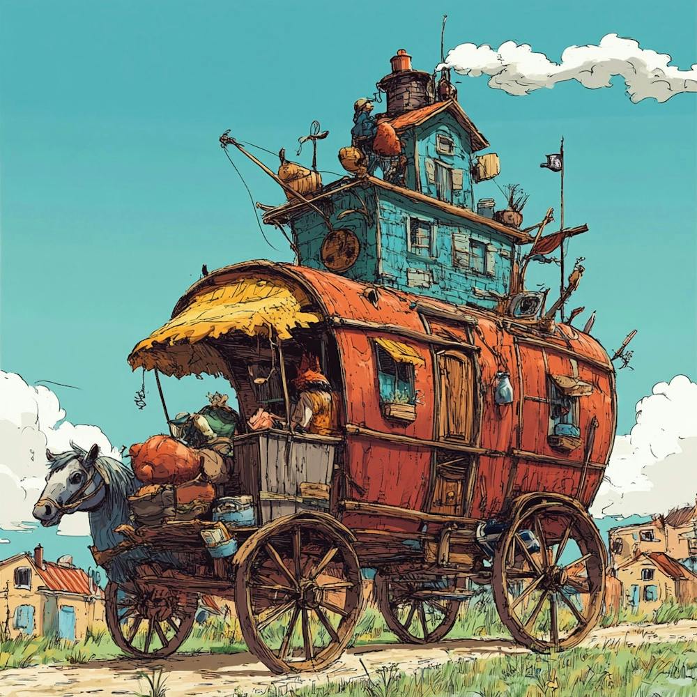 Wagon Fantasy Caravan