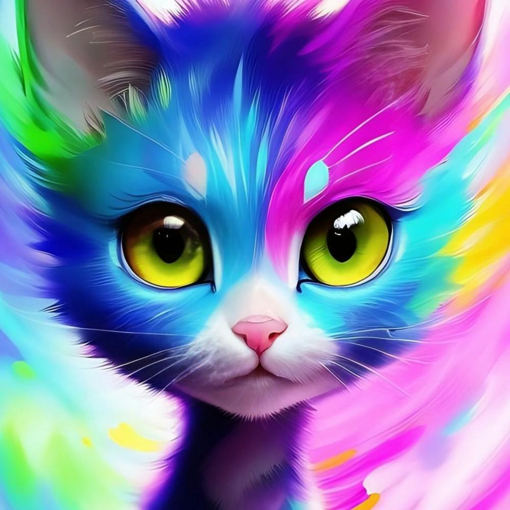 Colorful Cat