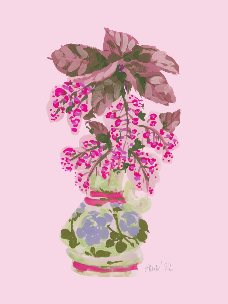 Blooming Vase In Pink