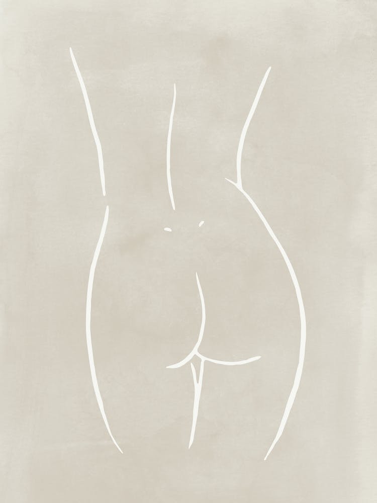 Female Body Sketch 2 Sand