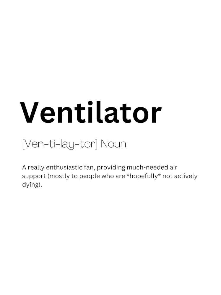 Ventilator Definition Meaning