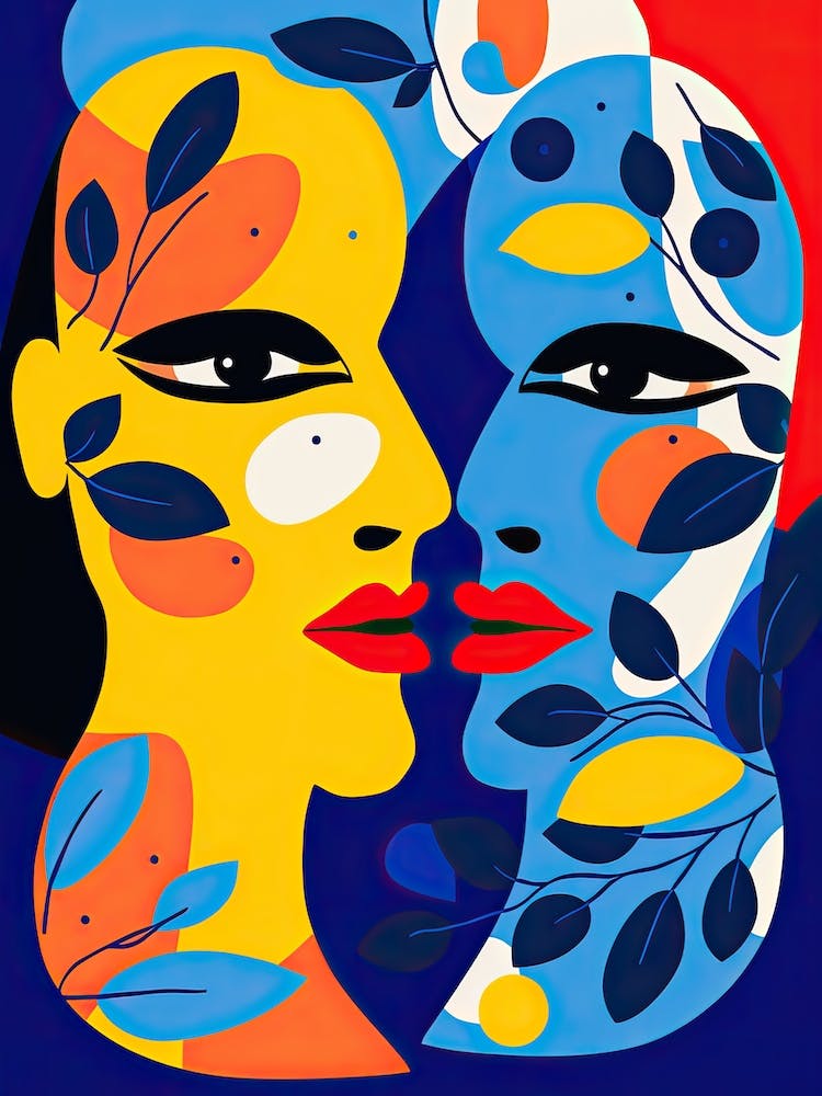 Gemini Illustration Zodiac Star Sign 1