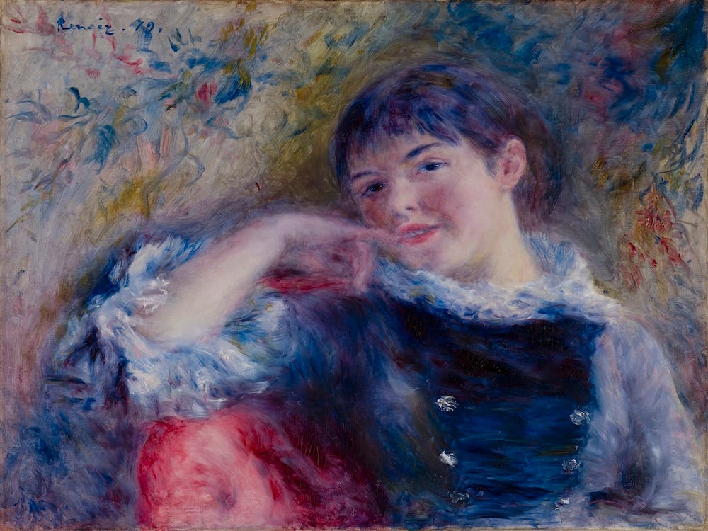 The Dreamer, Pierre Auguste Renoir