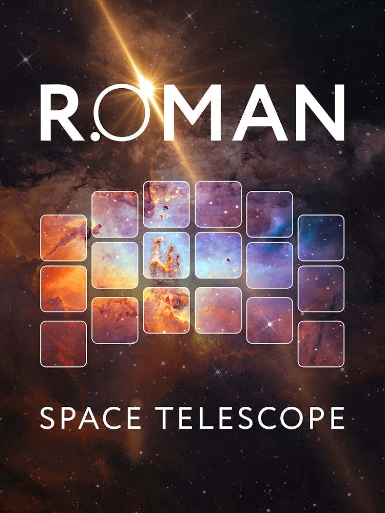 Nancy Grace Roman Space Telescope 2027 poster — NASA space print