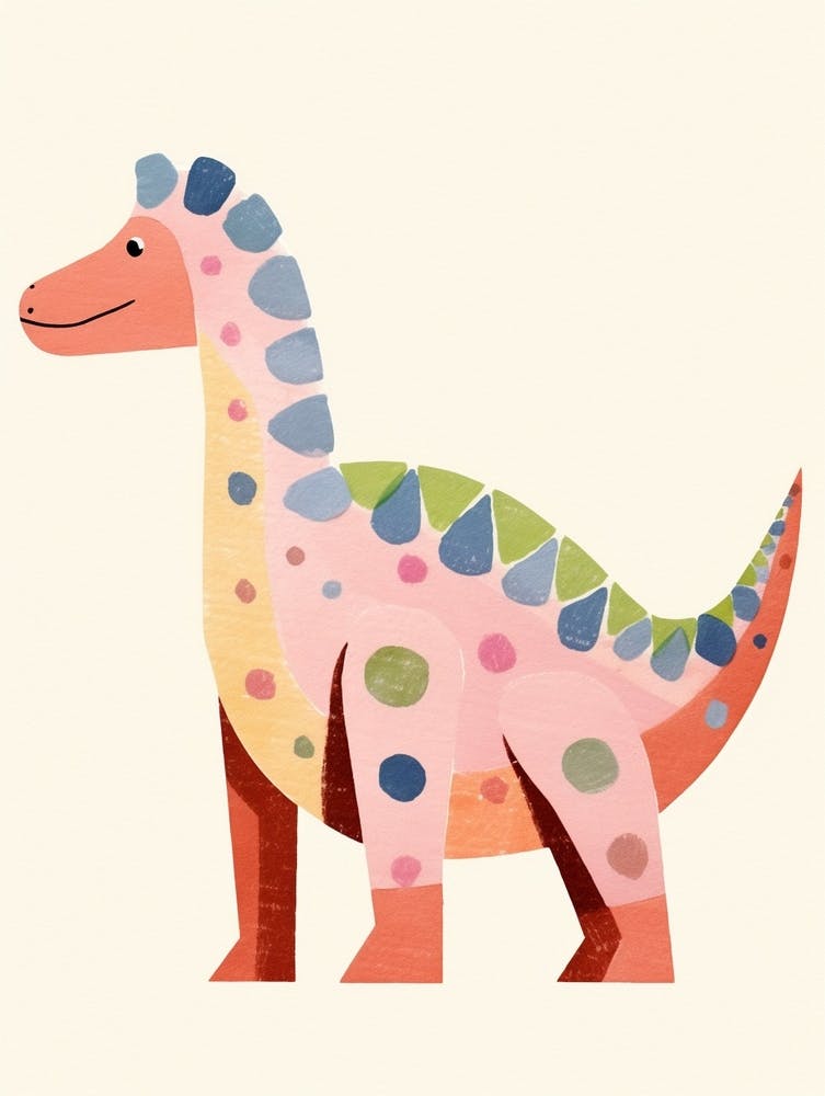 Nursery Dinosaur Art Scelidosaurus 2