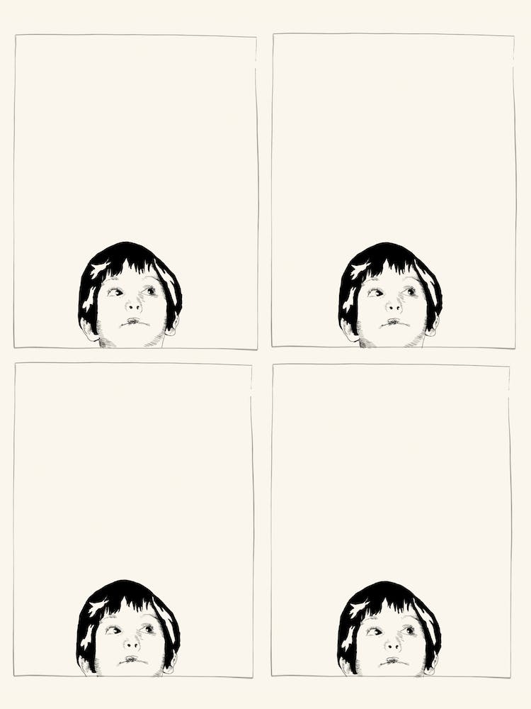 Photomaton Petit Gars B And W