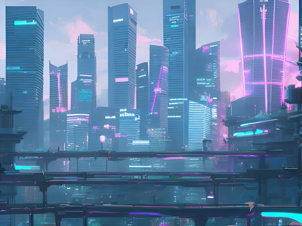 Futuristic Cityscape 3