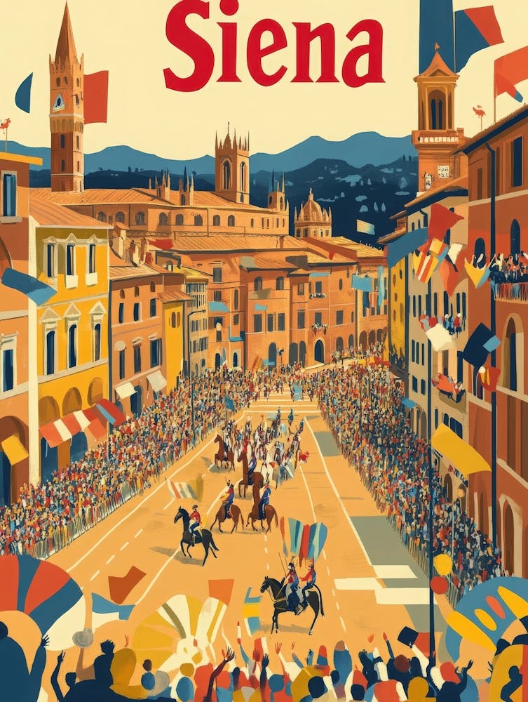 Aihrgdesign A 1970s Inspired Travel Poster For Siena Depictin 6e22a87d 79e0 4960 80fc 239c1935b040 0