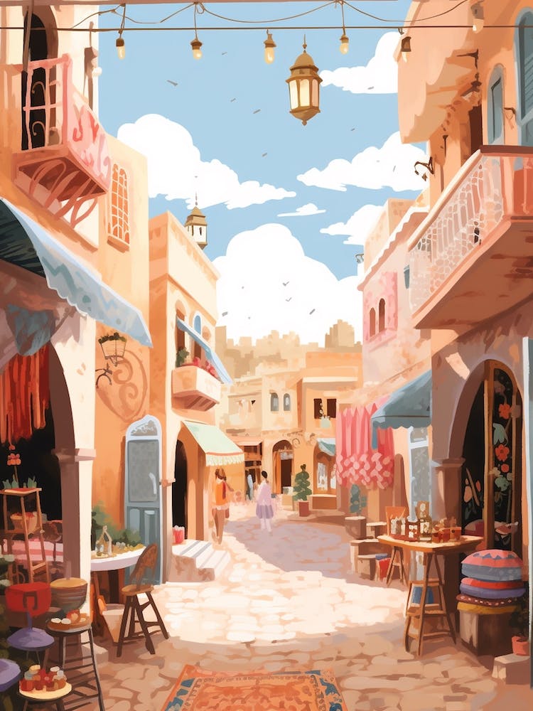 Marrakech Morocco 5 Illustration
