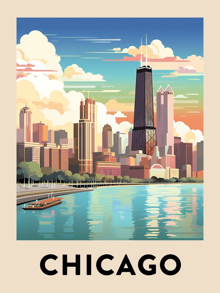Chicago Travel Poster 22