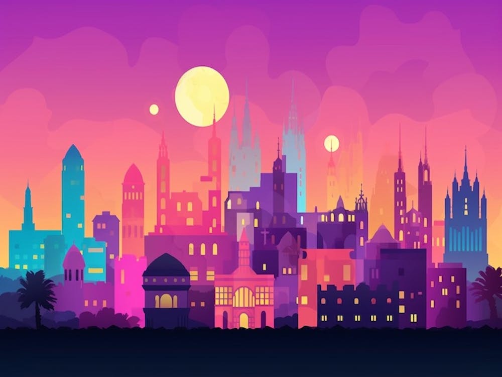Barcelona Skyline