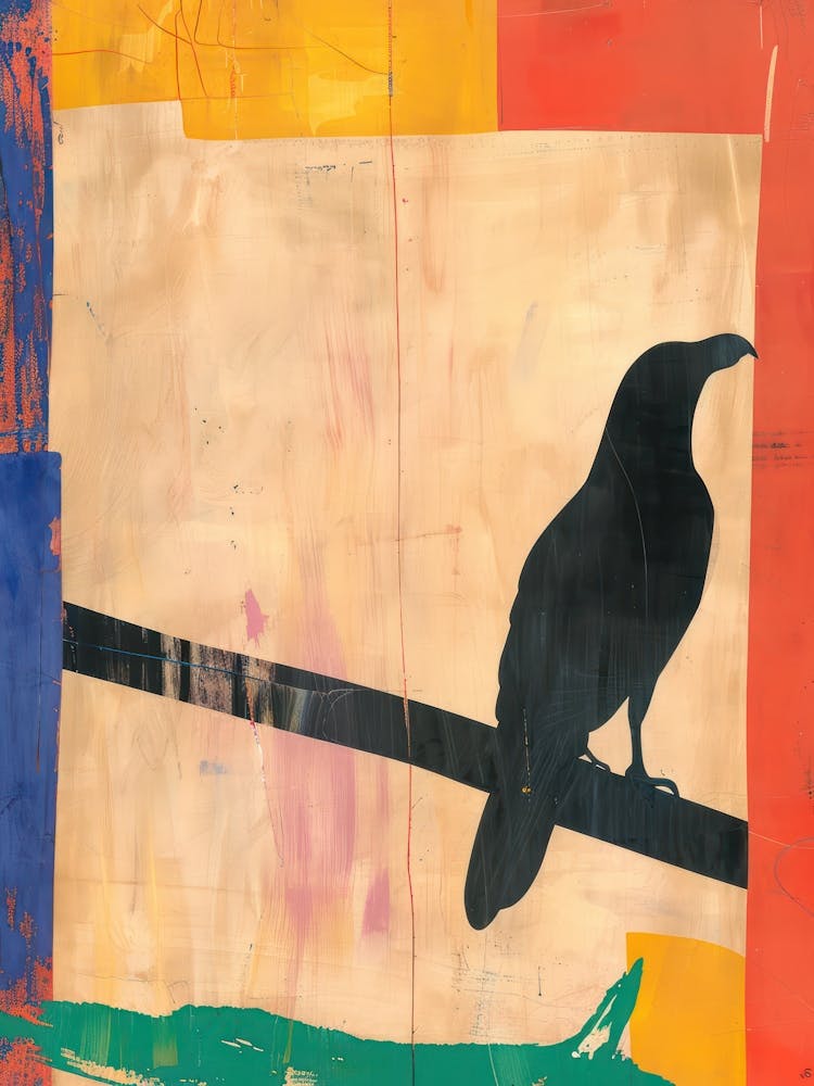 Hawk 2 Cut Out Collage