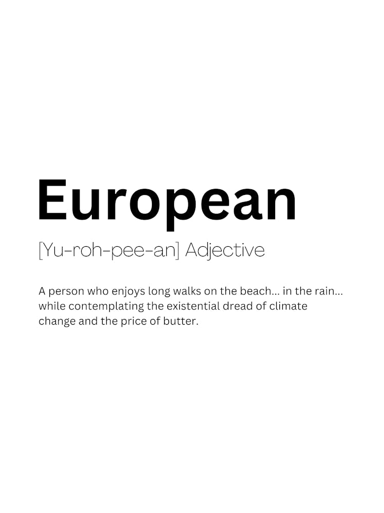European Definition Meaning