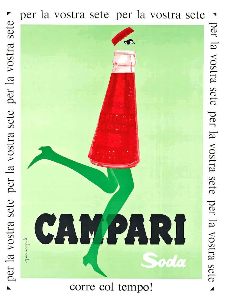 Vintage Campari Soda