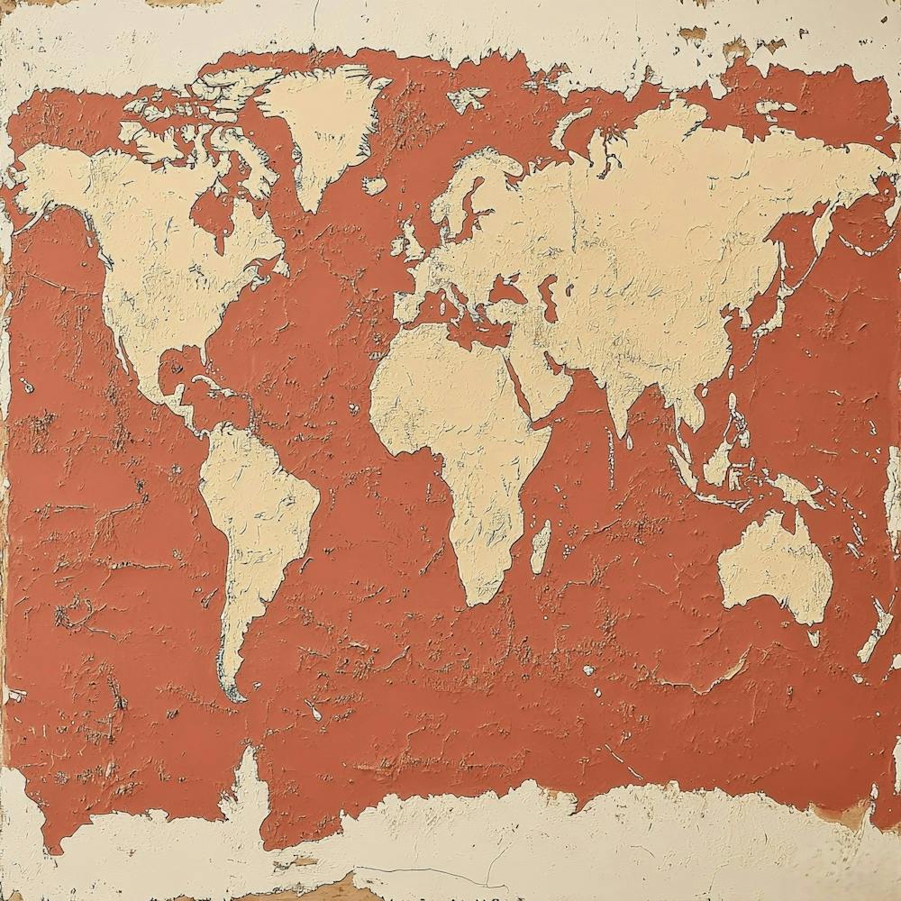 World Map Art 20