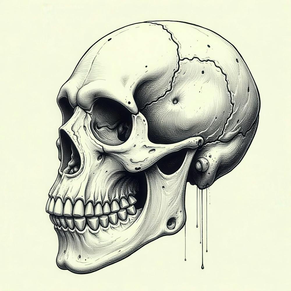 Skull Drawing