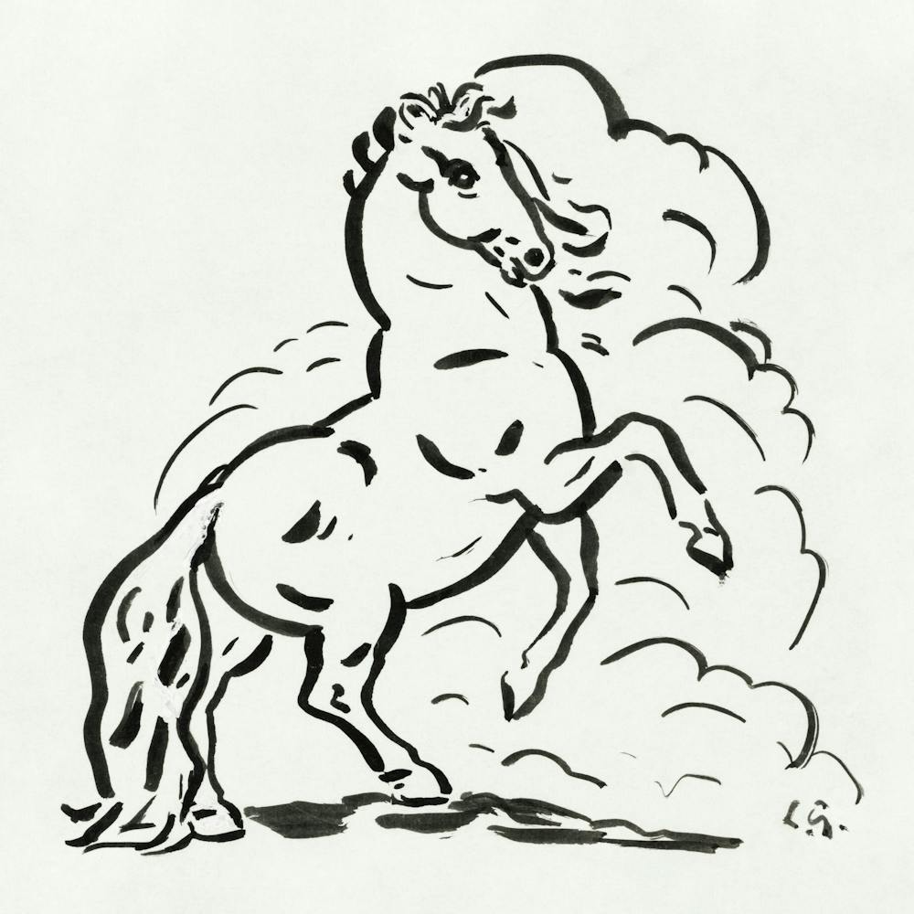Horse Riding In The Clouds