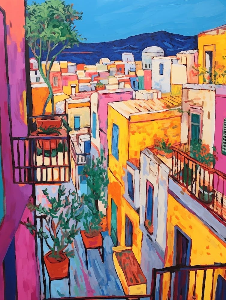 Catania Italy 1 Fauvist Painting