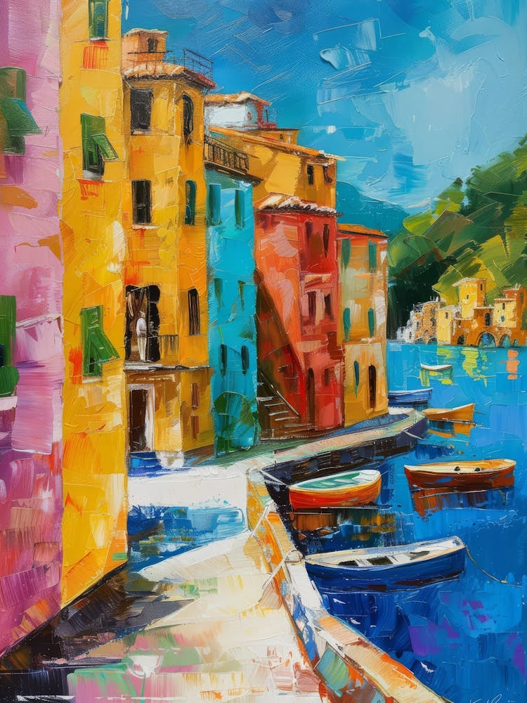 Generate Beautiful Vibrant And Modern Wall Art On Different Themes, Travel, Italy 3